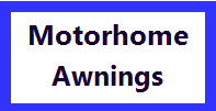Motorhome Awnings bottled gas available at The Caravan Shop